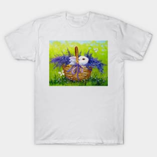 Rabbit in lavender T-Shirt